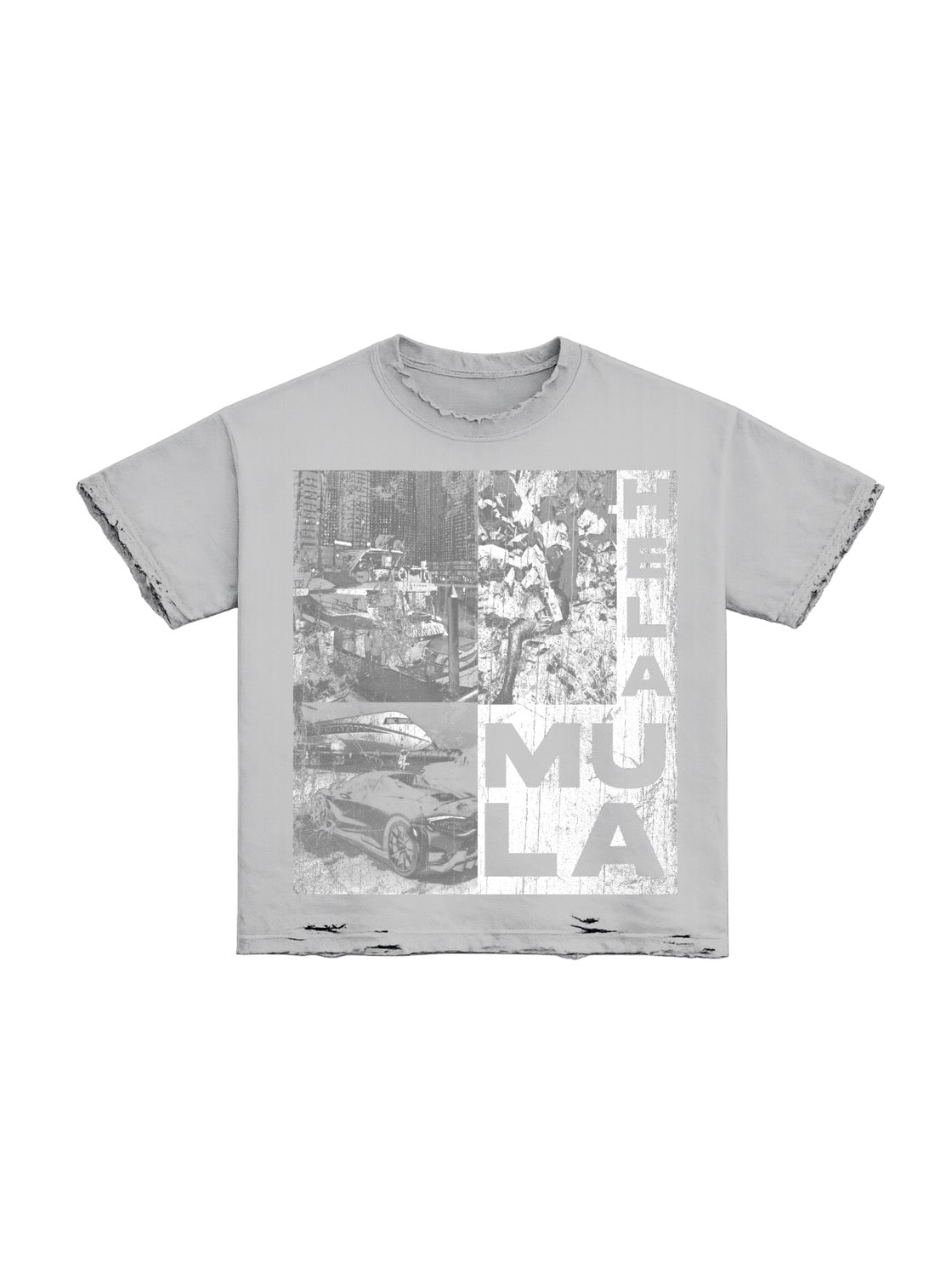 “Lifestyle” Distressed Tee