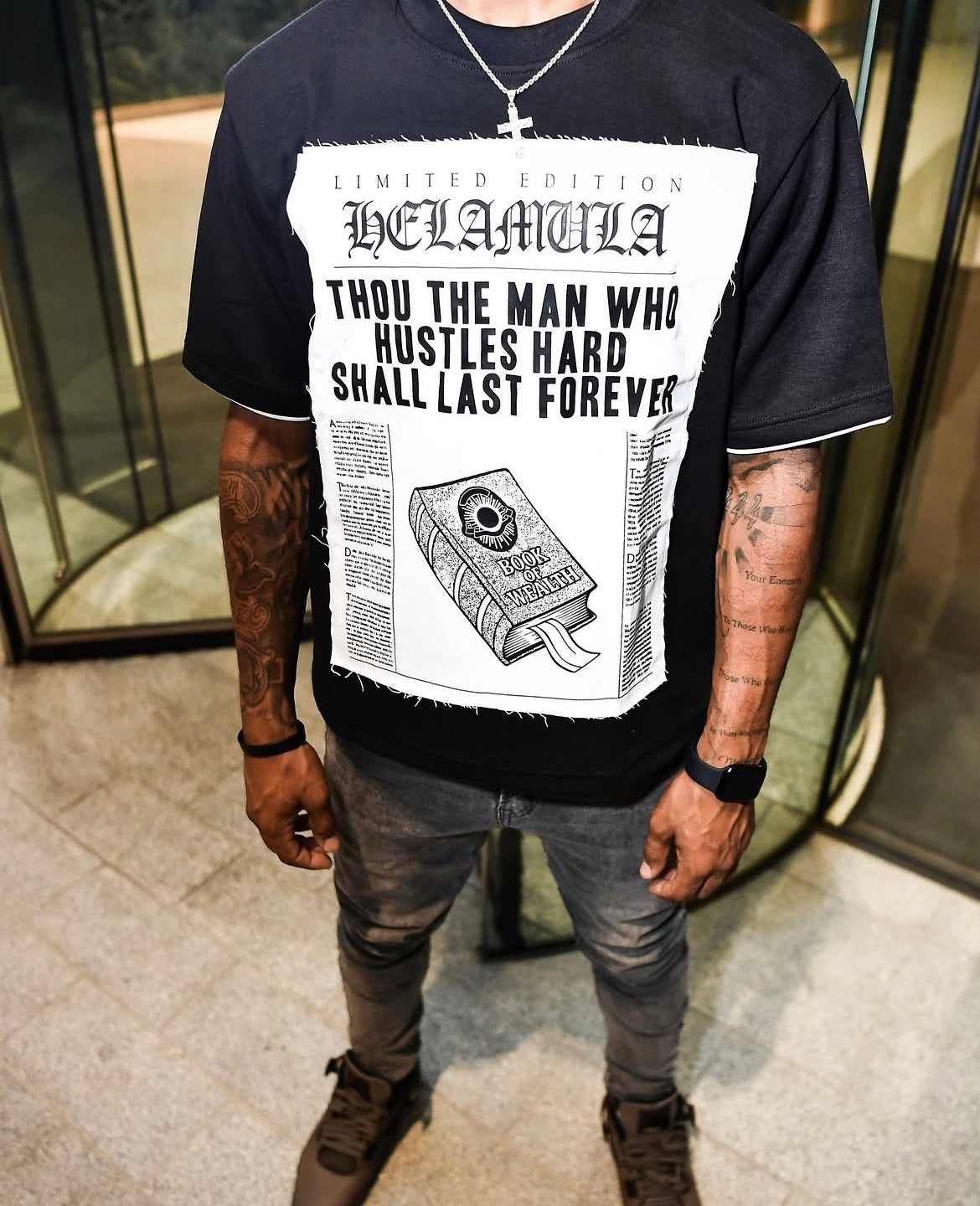 “Scripture” Double Layer Tee