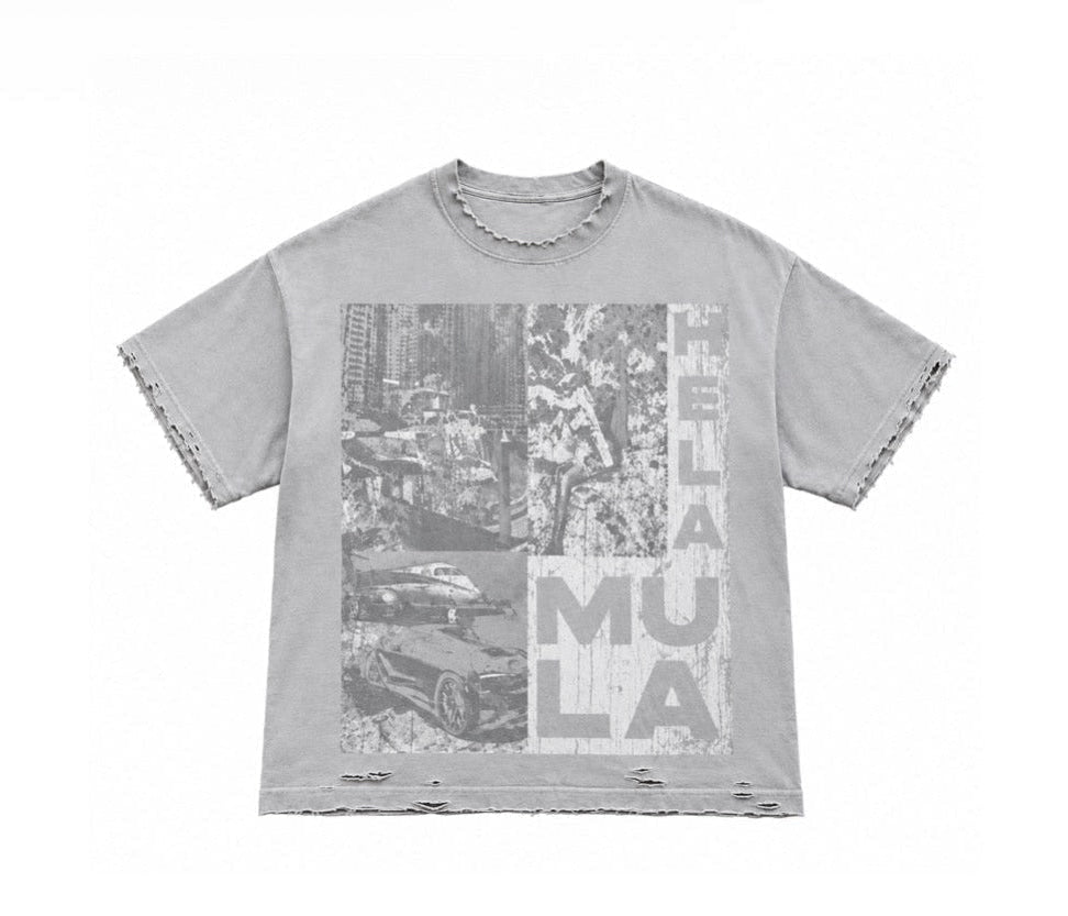 “Lifestyle” Distressed Tee