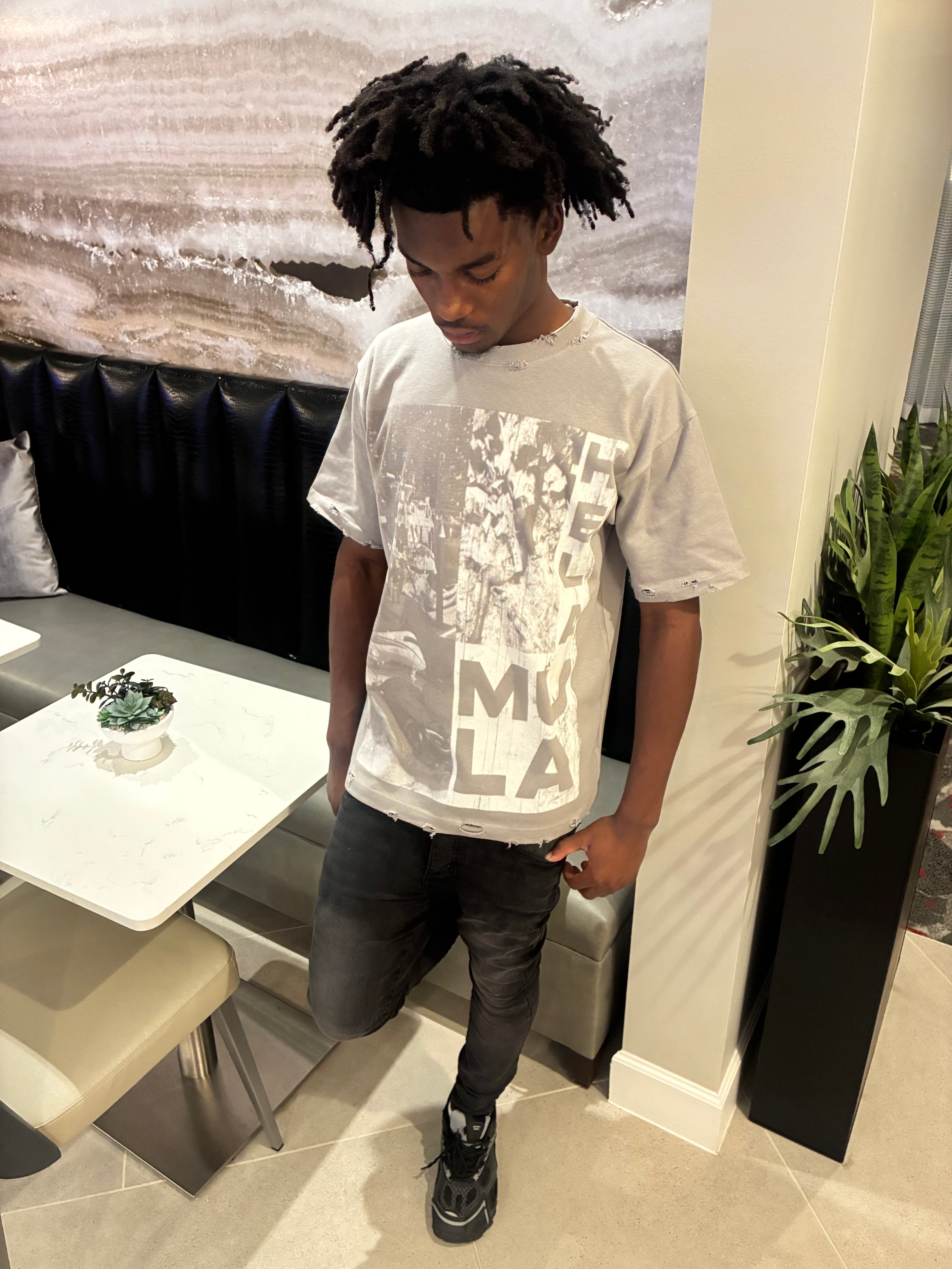 “Lifestyle” Distressed Tee