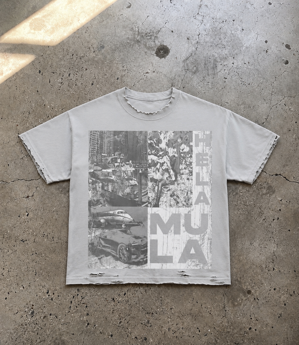“Lifestyle” Distressed Tee
